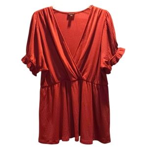 Torrid Faux Wrap Top/ Tunic